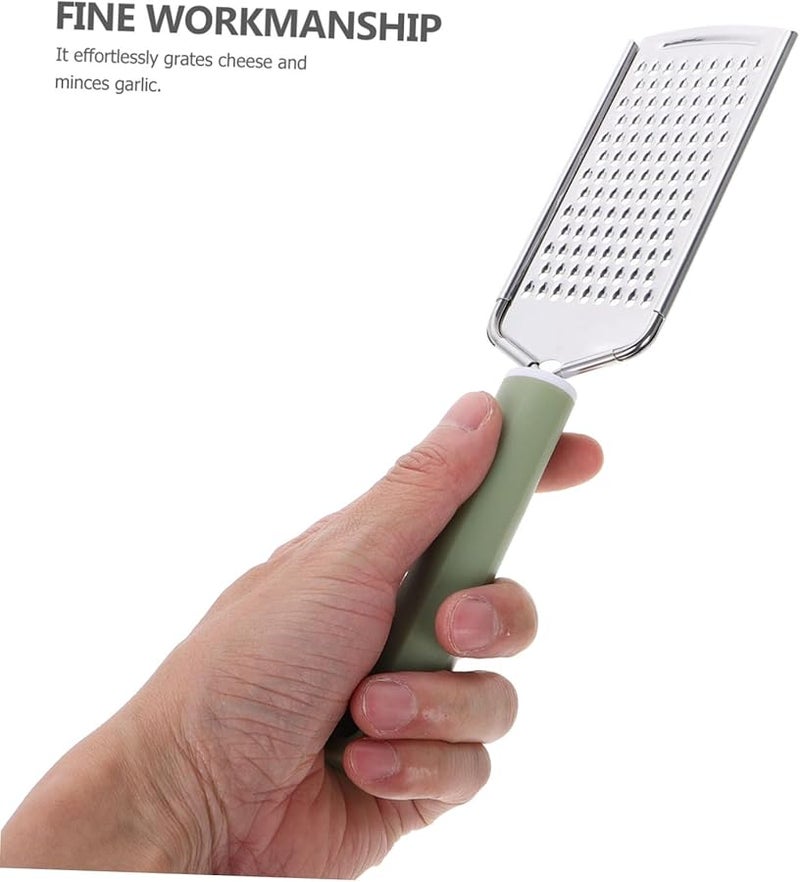 Stainless Steel Handheld Garlic Mincer Cheese Zester Multi Functional Grater Tool - Image 3